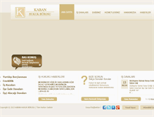 Tablet Screenshot of kabanhukuk.com